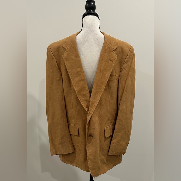 Vintage Bill Blass Suede Sport Coat